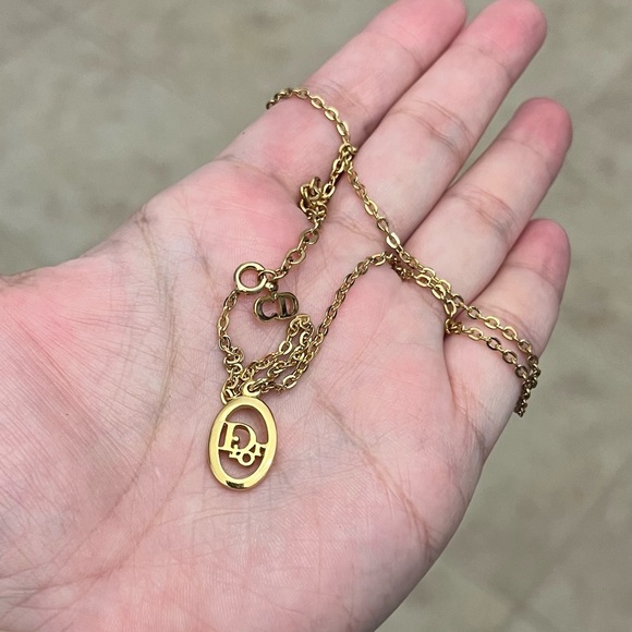 Vintage Christian Dior | Dior Gold Plated Necklace - Picture 3 of 11